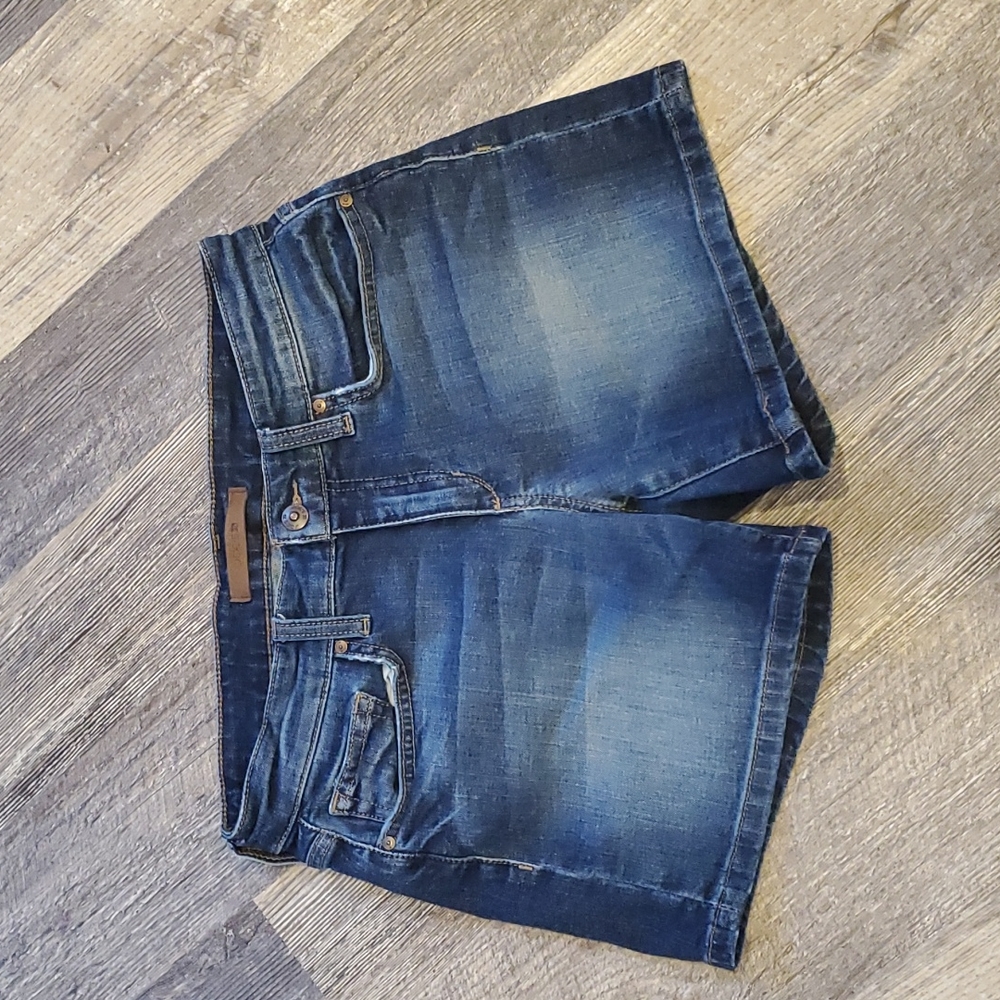 Joe's Jeans Edlyn Denim Shorts Women's Size 27 Blue Cotton Blend Zipper Fly